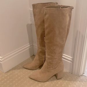 Sam Edelman Tall Suede Boots size 7.5